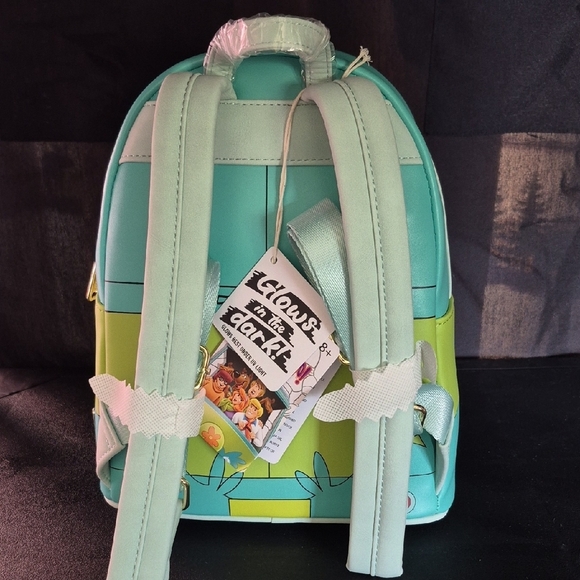 Loungefly Scooby-Doo Kids Backpack - Green and Blue - Picture 3 of 4